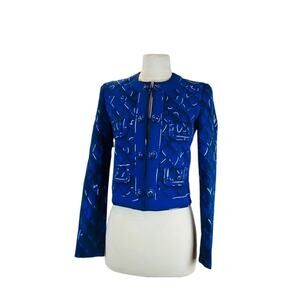 Moschino Double Breasted Blue Blazer